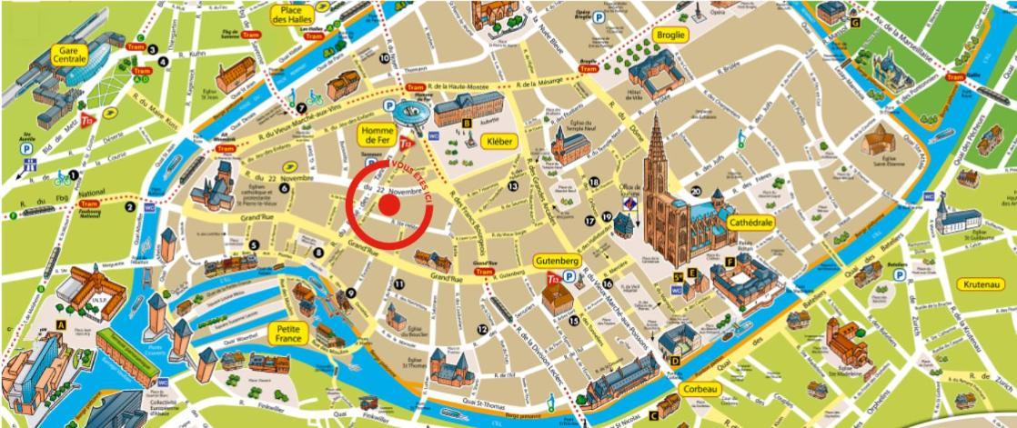 70 M² Strasbourg Appart City Center Екстер'єр фото